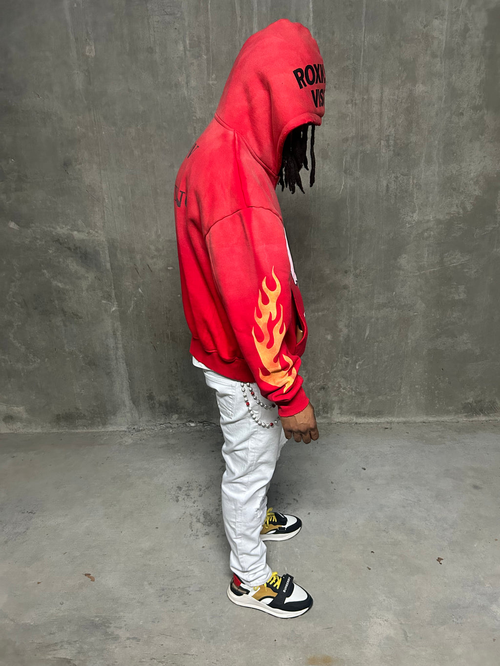 RSV FLAME SKULL HOODIE