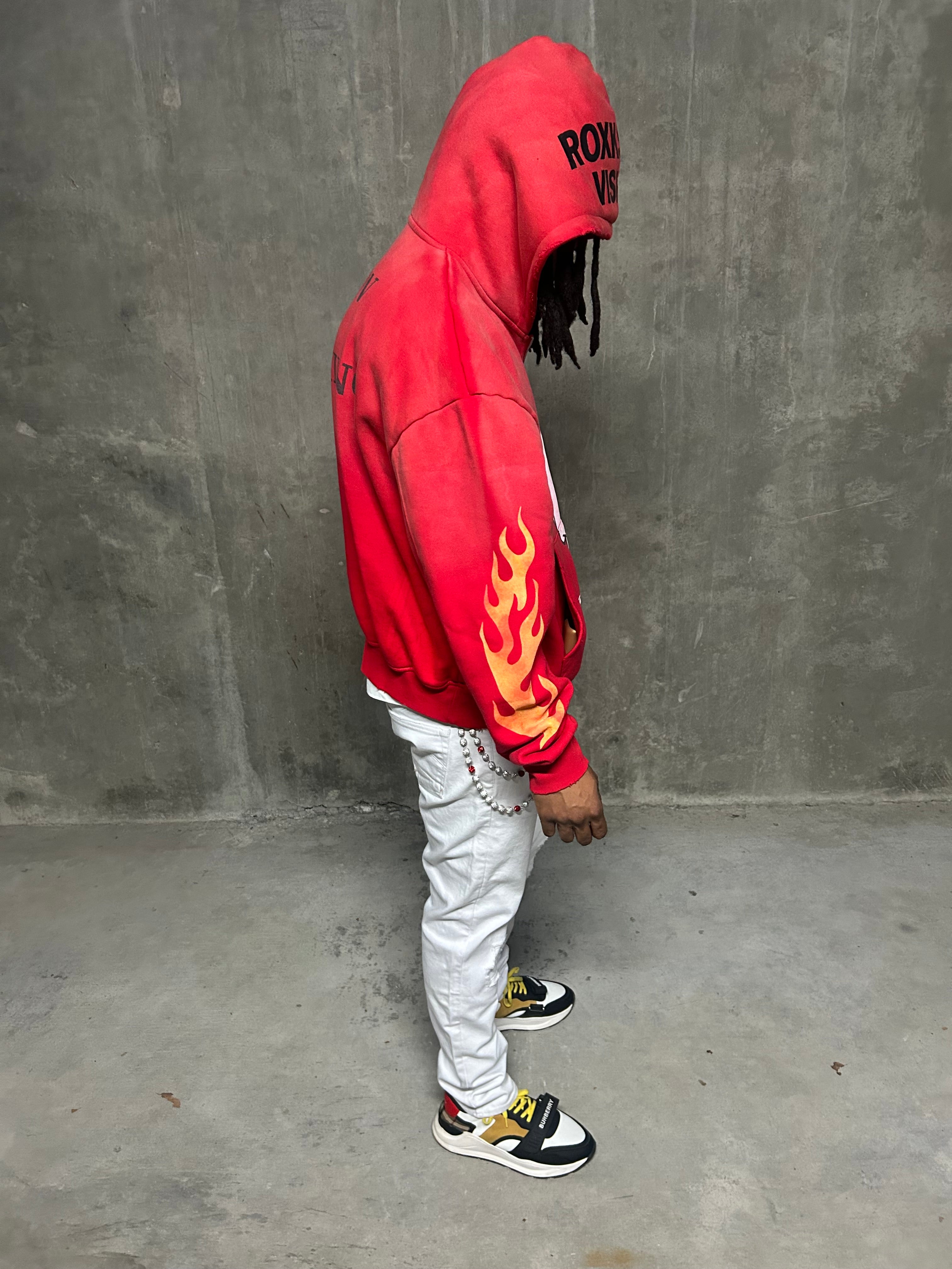 RSV FLAME SKULL HOODIE